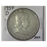 1954-D Franklin Half Dollar