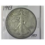 1943 Walking Liberty Half Dollar