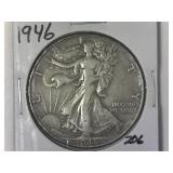 1946 Walking Liberty Half Dollar