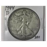 1944-D Walking Liberty Half Dollar
