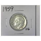 1959 Roosevelt Dime