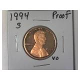 1994-S Proof Lincoln Memorial Cent