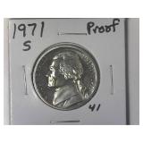 1971-S Proof Jefferson Nickel