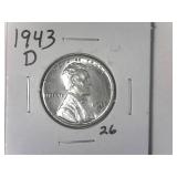 1943-D Wartime Steel Lincoln Wheat Cent
