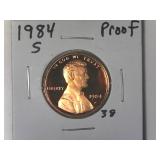 1984-S Proof Lincoln Memorial Cent