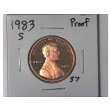 1983-S Proof Lincoln Memorial Cent