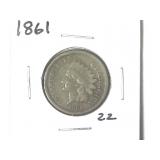 1861 Indian Head Cent