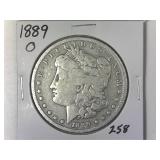 1889-O Morgan Silver Dollar