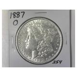 1887-O Morgan Silver Dollar