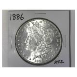 1886 Morgan Silver Dollar