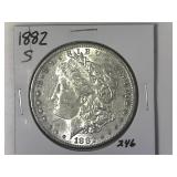 1882-S Morgan Silver Dollar