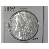 1884 Morgan Silver Dollar