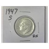 1947-S Roosevelt Dime