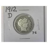 1912-D Barber Dime