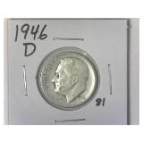 1946-D Roosevelt Dime