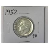1952 Roosevelt Dime