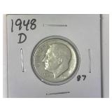 1948-D Roosevelt Dime