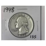 1948 Washington Quarter
