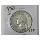 1950-S Washington Quarter