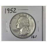 1952 Washington Quarter