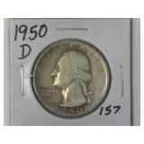 1950-D Washington Quarter