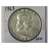 1963 Franklin Half Dollar