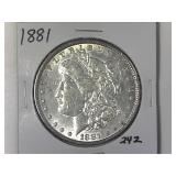 1881 Morgan Silver Dollar