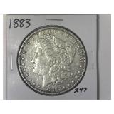 1883 Morgan Silver Dollar