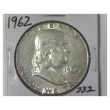 1962 Franklin Half Dollar