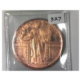 1 Oz Copper Round