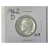 1962-D Roosevelt Dime