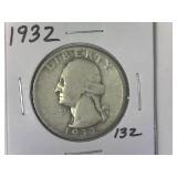 1932 Washington Quarter