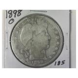 1898-O Barber Half Dollar