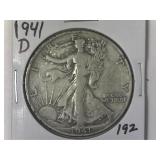 1941-D Walking Liberty Half Dollar