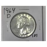 1964-D Washington Quarter