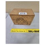 Vintage Wood Kitchen Recipe Box