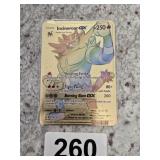 Pokemon Card Brass Collectible