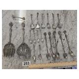 Vintage Italian Demitasse Spoons, Serving Pieces