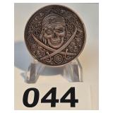 Pirate Antique Copper .999 1oz Coin