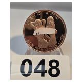 Naughty Good Luck .999 Copper 1oz. Round