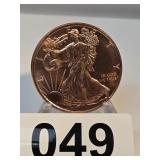 Walking Liberty .999 Copper 1oz Round