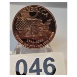 250th USA Anniversary .999 Copper 1oz Commerative