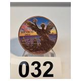 Mexican Colorized .999 Copper 1oz Round