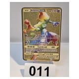 Pokemon Brass Novelty Card