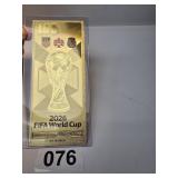 2026 Fifa World Cup Gold Foil