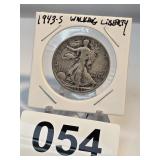 1943-S Walking Liberty Half Dollar