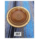 Brown Drip Glaze Ceramic Ashtray