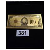 1928 $100 US Gold Certificate Replica