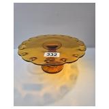 Indiana Glass Teardrop Footed Pedestal Cake Plate
