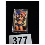 .999 Copper 1oz. Pin-up USA Naughty/Nice Bar